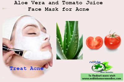 Aloe Vera and Tomato Juice Face Mask Aloe Vera and Tomato Juice Face Mask