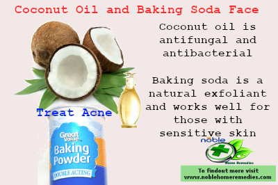 Coconut Oil and Baking Soda Face Mask