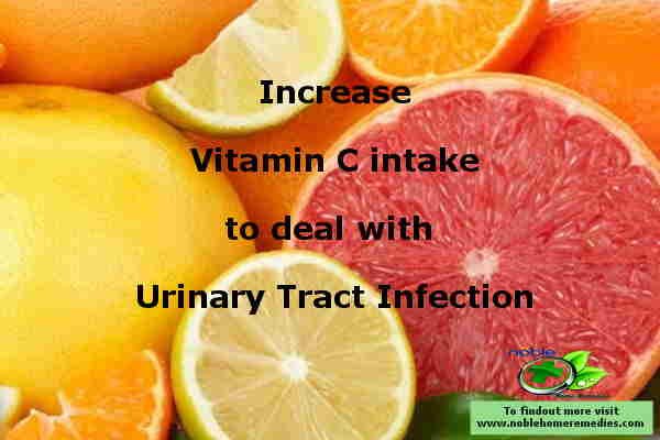 UTI - Increase Vitamin C intake
