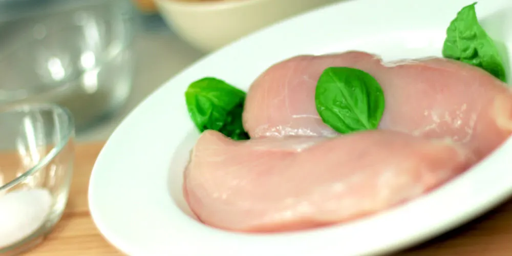 Chicken meat that is of high protein